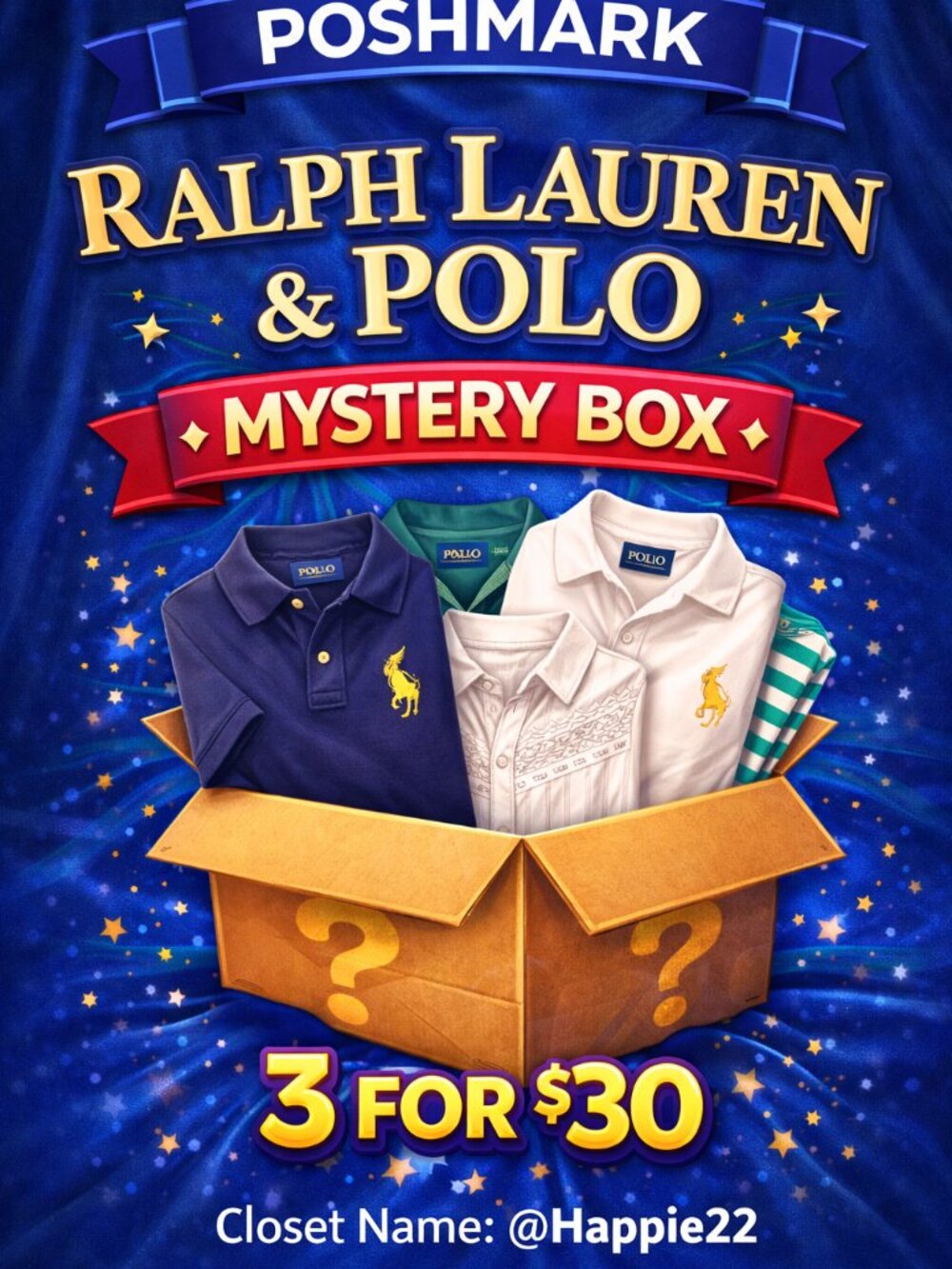 Ralph Lauren & Polo Mystery Box – 3 for $30